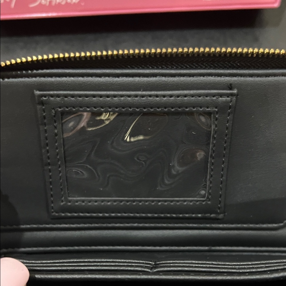 Betsey Johnson | Heart/Cherry Embroidered Wallet w/ Removable Wristlet Strap - Picture 5 of 12